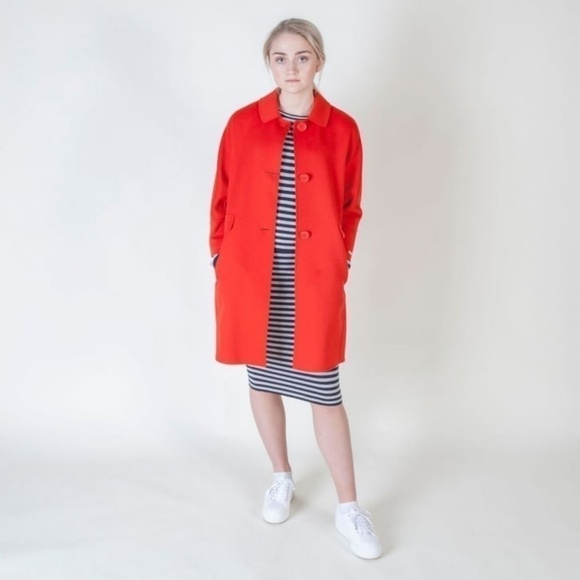 MAX Mara Red Coat Size XL - Picture 1 of 10